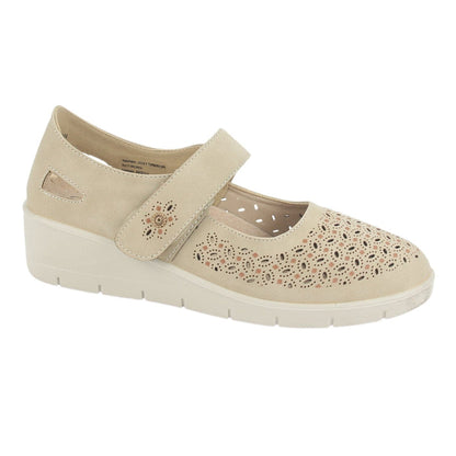 Zapato Chalada Mujer Cona-1 Beige Casual Tacones Bajos Chalada