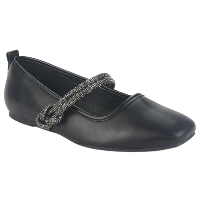 Zapato Chalada Mujer Corsa-1 Negro Casual Zapatos Planos Comfort Chalada