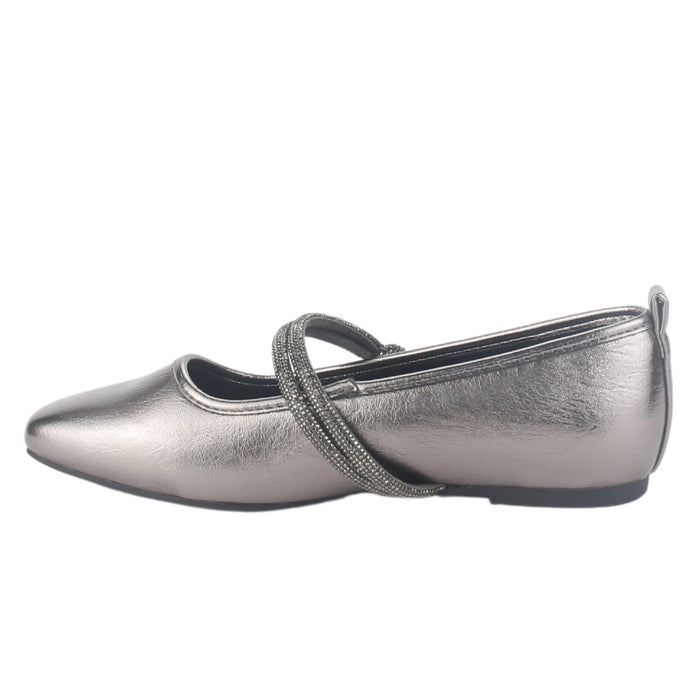 Zapato Chalada Mujer Corsa-1 Plateado Casual Zapatos Planos Comfort Chalada
