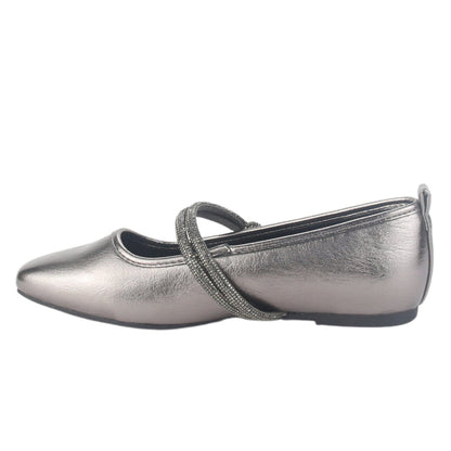 Zapato Chalada Mujer Corsa-1 Plateado Casual Zapatos Planos Comfort Chalada