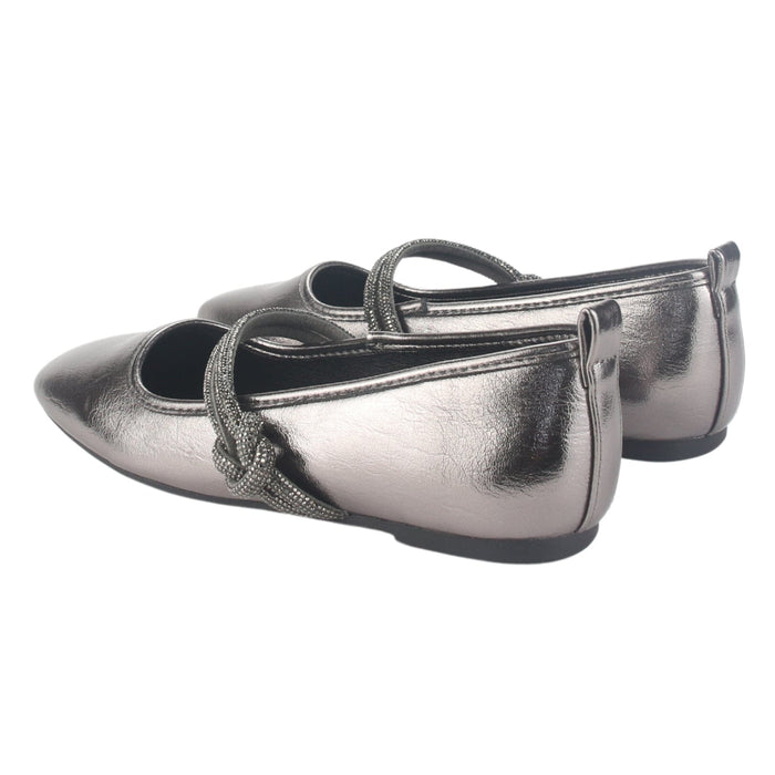 Zapato Chalada Mujer Corsa-1 Plateado Casual Zapatos Planos Comfort Chalada