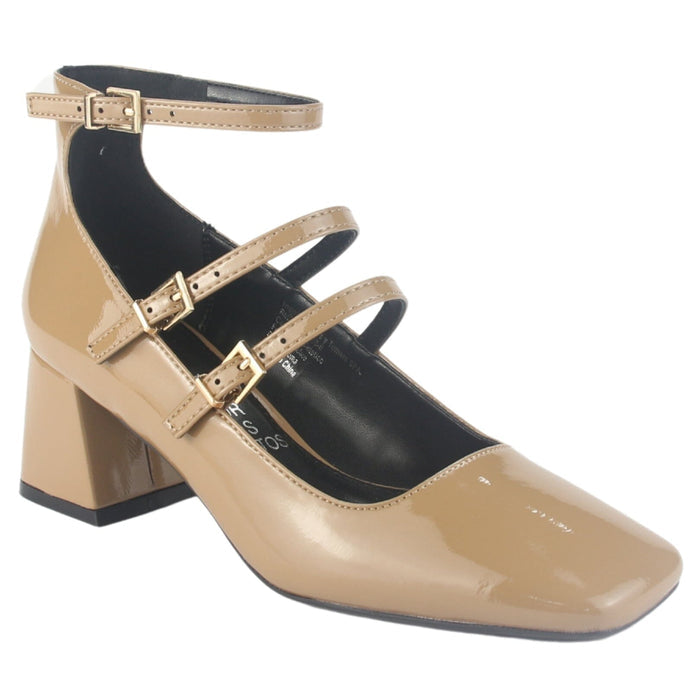 Zapato Chalada Mujer Corso-9 Café Casual Tacones Altos Chalada