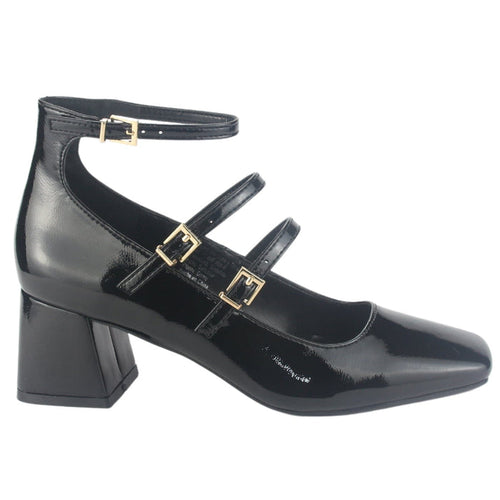 Zapato Chalada Mujer Corso-9 Negro Casual Tacones Altos Chalada