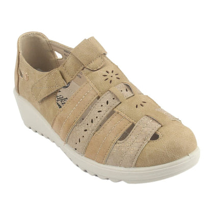Zapato Chalada Mujer Deza-2 Beige Casual Zapatos Planos Comfort Chalada