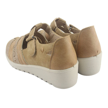 Zapato Chalada Mujer Deza-2 Beige Casual Zapatos Planos Comfort Chalada