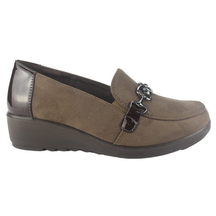 Zapato Chalada Mujer Deza-3 Café Casual Tacones Bajos Chalada