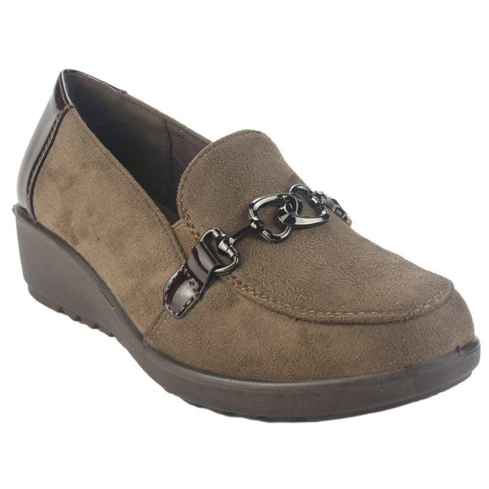 Zapato Chalada Mujer Deza-3 Café Casual Tacones Bajos Chalada