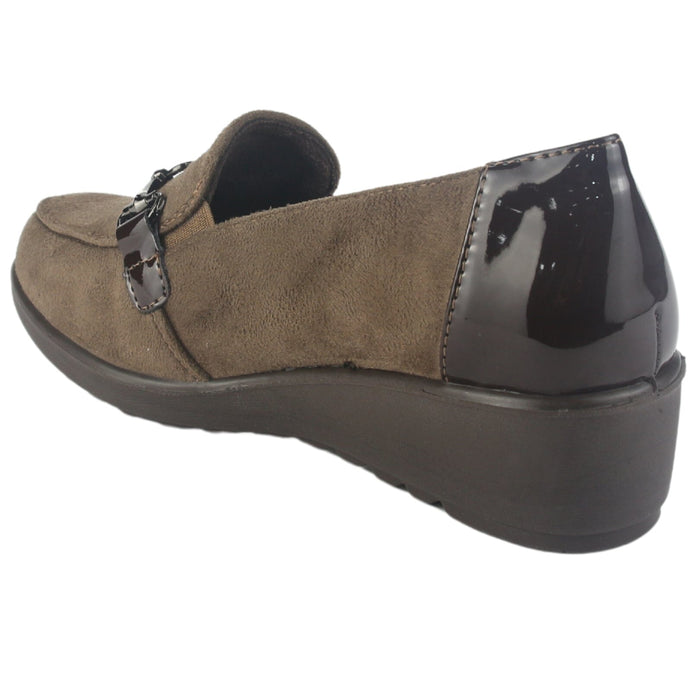 Zapato Chalada Mujer Deza-3 Café Casual Tacones Bajos Chalada