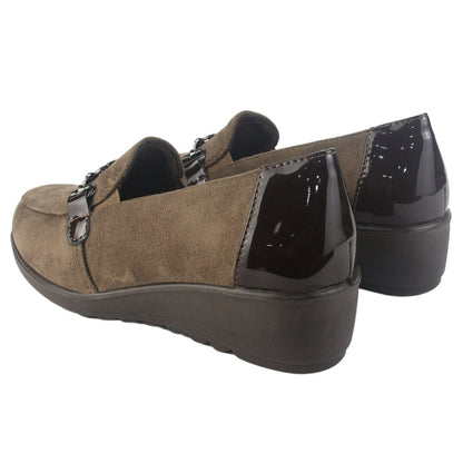 Zapato Chalada Mujer Deza-3 Café Casual Tacones Bajos Chalada