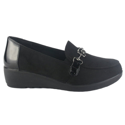Zapato Chalada Mujer Deza-3 Negro Casual Tacones Bajos Chalada