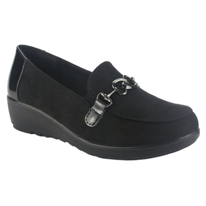 Zapato Chalada Mujer Deza-3 Negro Casual Tacones Bajos Chalada
