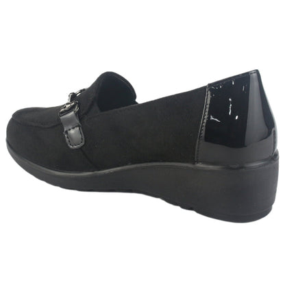 Zapato Chalada Mujer Deza-3 Negro Casual Tacones Bajos Chalada