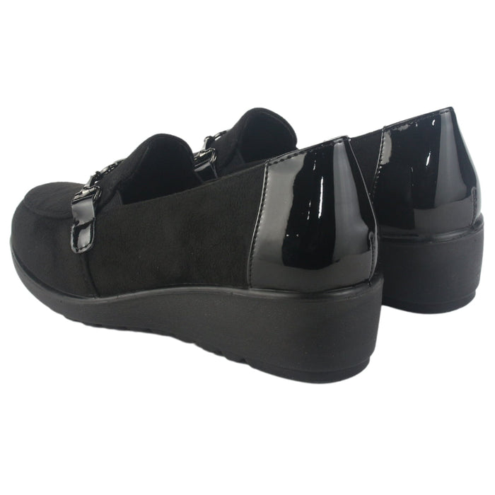 Zapato Chalada Mujer Deza-3 Negro Casual Tacones Bajos Chalada