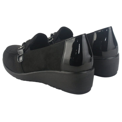 Zapato Chalada Mujer Deza-3 Negro Casual Tacones Bajos Chalada