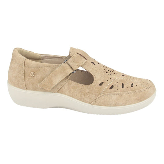 Zapato Chalada Mujer Dong-1 Beige Casual Tacones Bajos Chalada