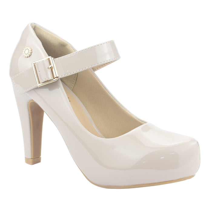 Zapato Chalada Mujer Fashion-71 Nude Casual Tacones Altos Chalada