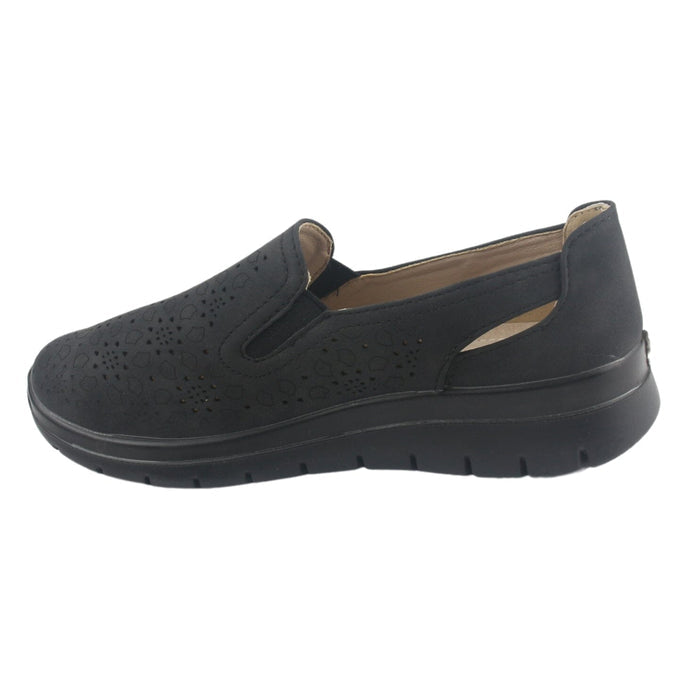 Zapato Chalada Mujer Finest-4 Negro Casual Zapatos Planos Comfort Chalada