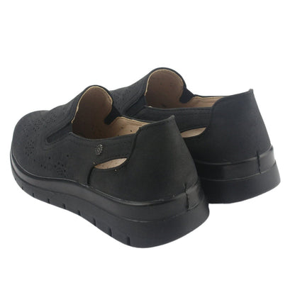 Zapato Chalada Mujer Finest-4 Negro Casual Zapatos Planos Comfort Chalada