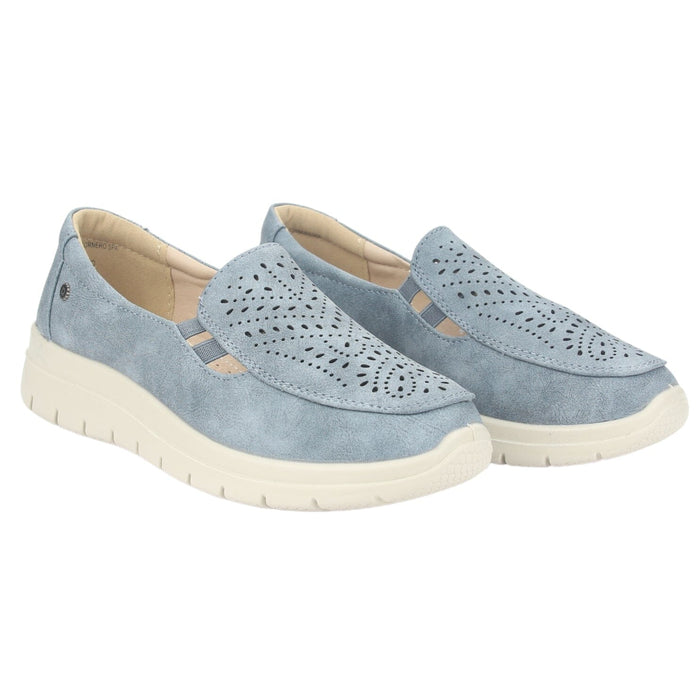 Zapato Chalada Mujer Finest-5 Azul Casual Zapatos Planos Comfort Chalada