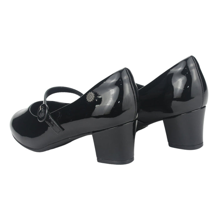 Zapato Chalada Mujer Flexi-51 Negro Casual Tacones Bajos Chalada