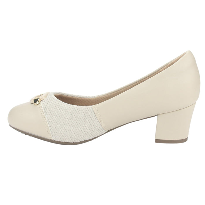 Zapato Chalada Mujer Flexi-57 Beige Casual Tacones Bajos Chalada