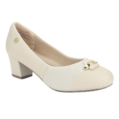 Zapato Chalada Mujer Flexi-57 Beige Casual Tacones Bajos Chalada
