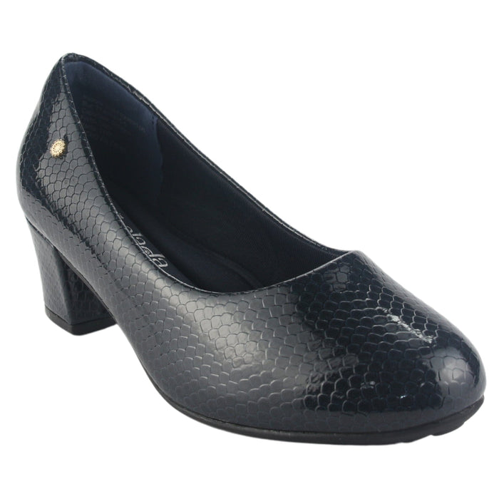 Zapato Chalada Mujer Flexi-58 Azul Casual Tacones Altos Chalada