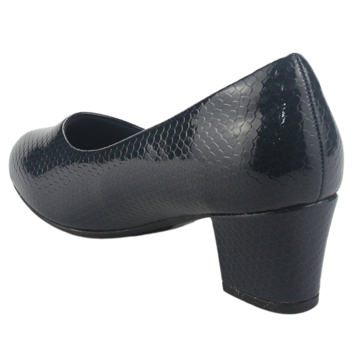 Zapato Chalada Mujer Flexi-58 Azul Casual Tacones Altos Chalada