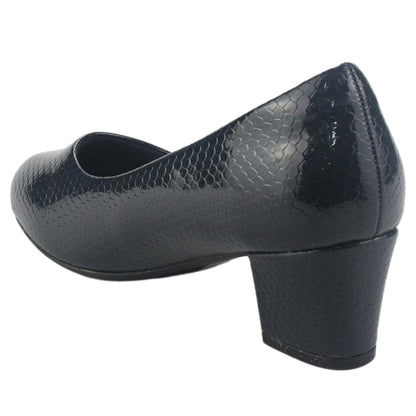 Zapato Chalada Mujer Flexi-58 Azul Casual Tacones Altos Chalada