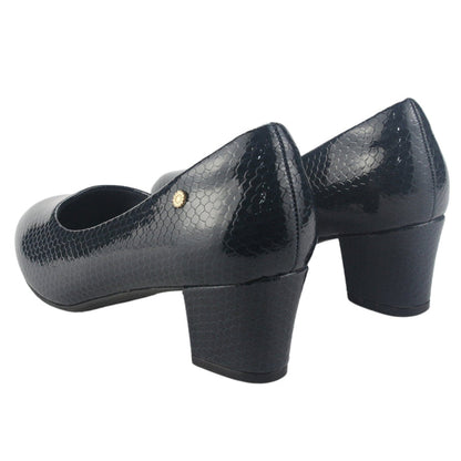 Zapato Chalada Mujer Flexi-58 Azul Casual Tacones Altos Chalada