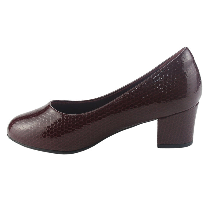 Zapato Chalada Mujer Flexi-58 Burdeo Casual Tacones Altos Chalada