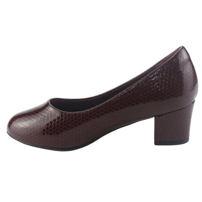 Zapato Chalada Mujer Flexi-58 Burdeo Casual Tacones Altos Chalada