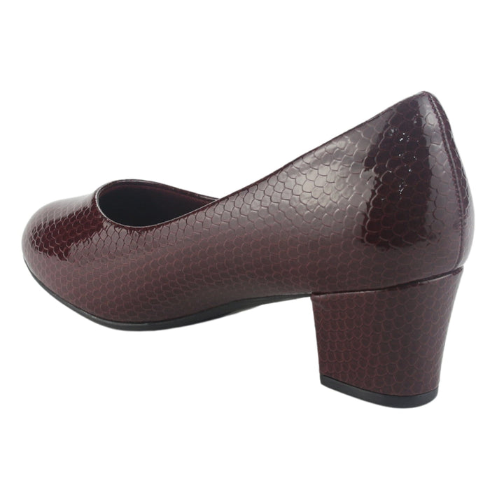 Zapato Chalada Mujer Flexi-58 Burdeo Casual Tacones Altos Chalada