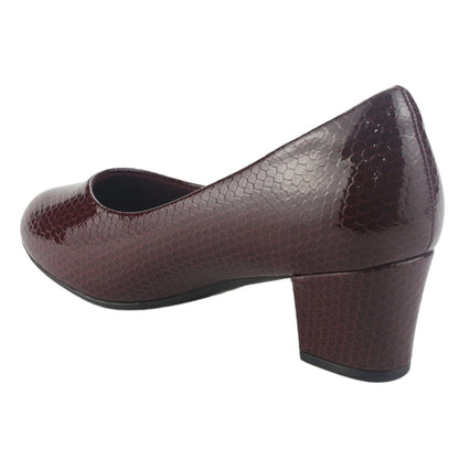 Zapato Chalada Mujer Flexi-58 Burdeo Casual Tacones Altos Chalada