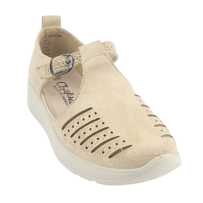 Zapato Chalada Mujer Peny-2 Beige Casual Zapatos Planos Comfort Chalada
