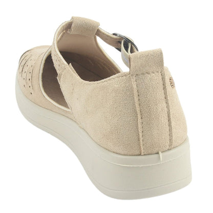 Zapato Chalada Mujer Peny-2 Beige Casual Zapatos Planos Comfort Chalada