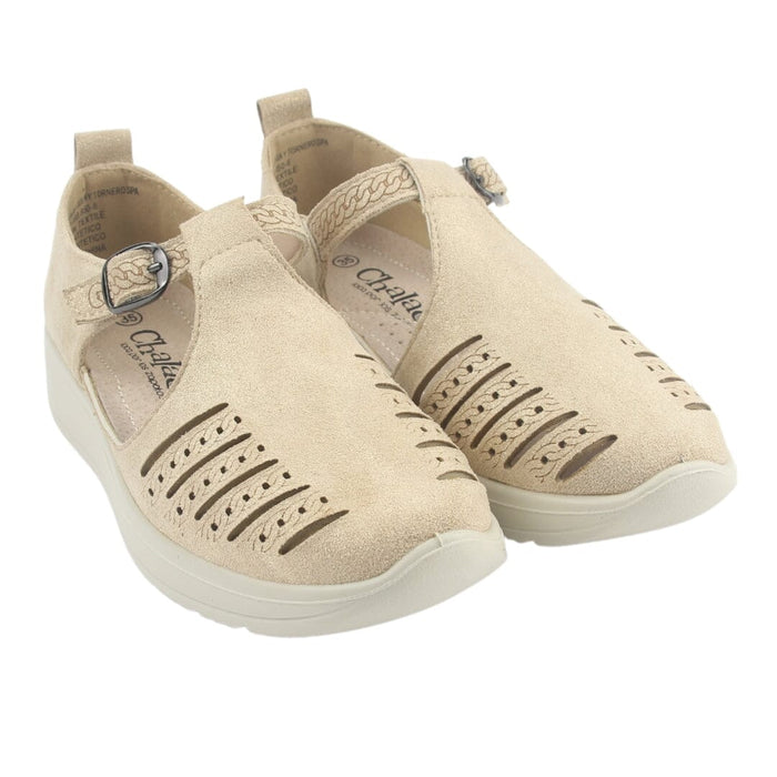 Zapato Chalada Mujer Peny-2 Beige Casual Zapatos Planos Comfort Chalada