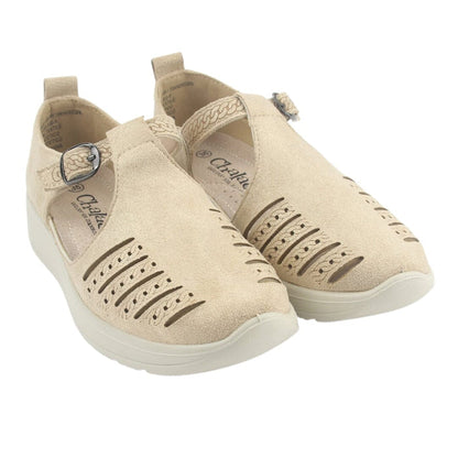 Zapato Chalada Mujer Peny-2 Beige Casual Zapatos Planos Comfort Chalada