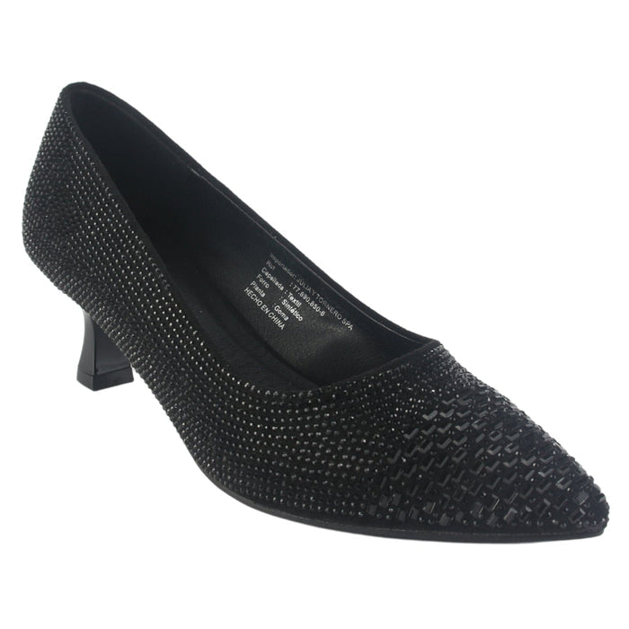 Zapato Chalada Mujer Rebi-3 Negro Casual Tacones Altos Chalada