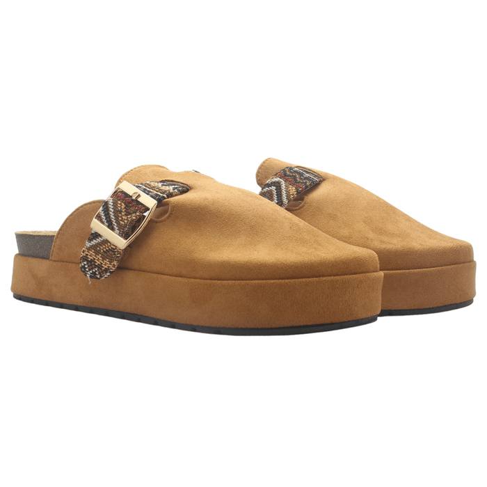 Zapato de mujer Camel Casual Chalada Risco-3 Tacones Bajos Chalada
