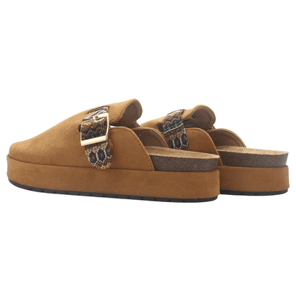 Zapato de mujer Camel Casual Chalada Risco-3 Tacones Bajos Chalada