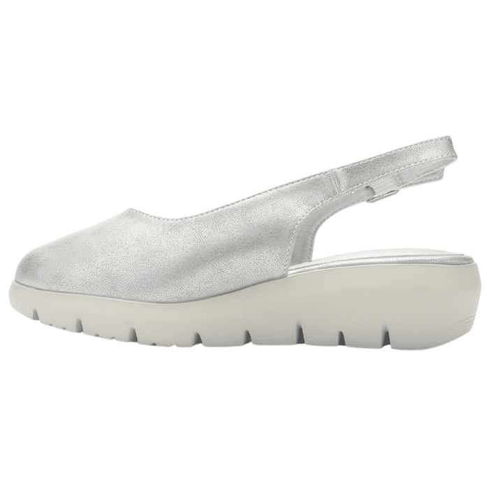 Zapato mujer Casual Plateado Chalada Marfak-1 Tacones Bajos Chalada