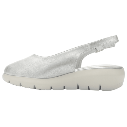 Zapato mujer Casual Plateado Chalada Marfak-1 Tacones Bajos Chalada
