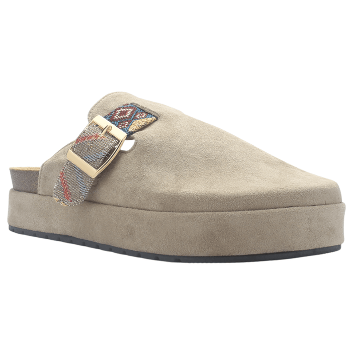 Zapato mujer Casual Taupe Chalada Risco-3 Tacones Bajos Chalada