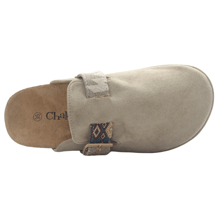 Zapato mujer Casual Taupe Chalada Risco-3 Tacones Bajos Chalada
