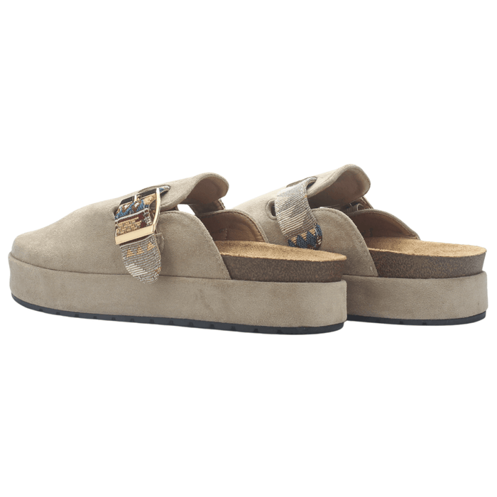 Zapato mujer Casual Taupe Chalada Risco-3 Tacones Bajos Chalada