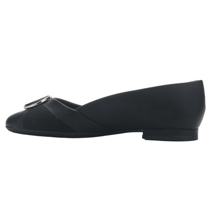 Zapato Negro Mujer Comfortflex 2579402 Casual Tacones Bajos Comfortflex