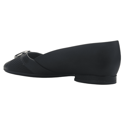 Zapato Negro Mujer Comfortflex 2579402 Casual Tacones Bajos Comfortflex