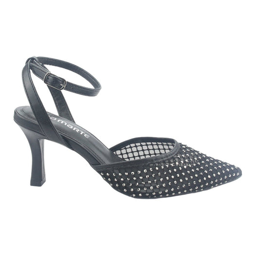 Zapato Via Marte Mujer 185-001-01 Negro Casual Tacones Altos Via Marte