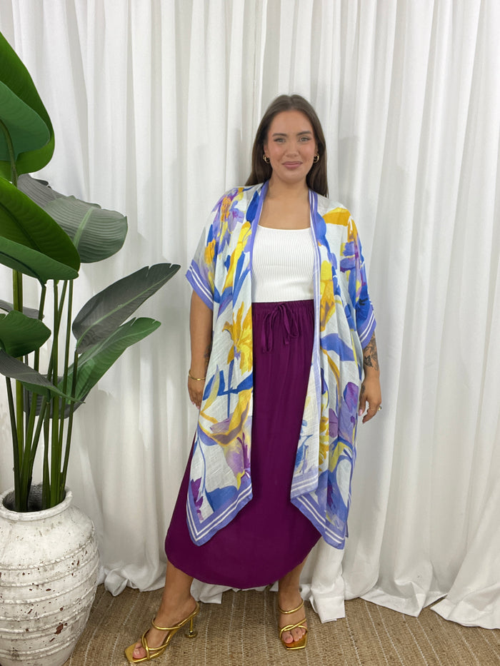 Zari Open Kaftan